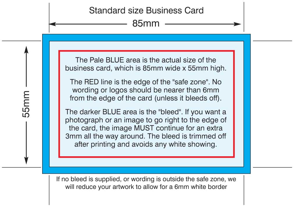 Printed bookmarks layout template