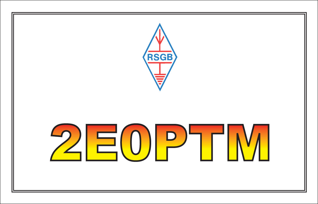 Example QSL card - QSL card design ideas - QSL card sample